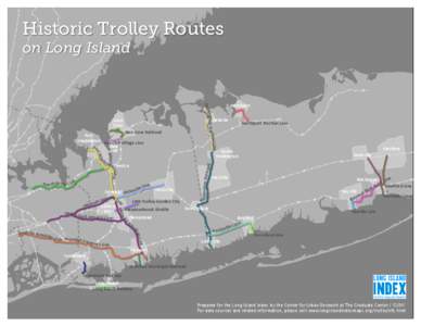 Historic Trolley Routes on Long Island