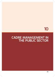 Ministry of Finance and Planning, Sri Lanka > Annual Report[removed]Cadre Management in the Public Sector