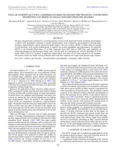 The Astrophysical Journal, 705:543–553, 2009 November 1  C[removed]doi:[removed]637X[removed]