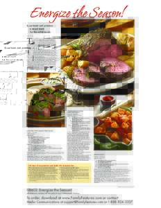 Lean lamb and potatoes — a smart start for flavorful meals FAMILY FEATURES  T