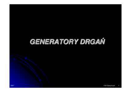 GENERATORY DRGA  2007