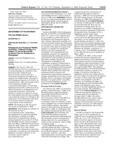 Federal Register / Vol. 73, No[removed]Tuesday, September 9, [removed]Proposed Rules Dated: August 26, 2008. Michael K. Buckley, Deputy Assistant Administrator for Mitigation, Department of Homeland Security, Federal Emerge