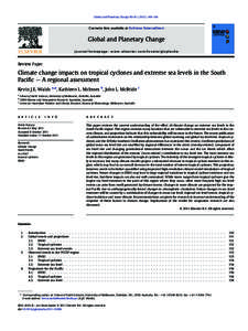 Effects of global warming / Physical oceanography / Oceanography / Tropical meteorology / Tropical cyclone / Vortices / El Niño-Southern Oscillation / Tropical cyclogenesis / Current sea level rise / Atmospheric sciences / Meteorology / Earth