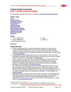 Microsoft Word - Form No[removed]Pyrolysis Gasoline - APPROVED