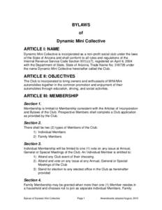 Microsoft Word - DMC Bylaws Revised and Adopted August 2010.doc