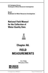 U.S. Geological Survey Techniques of Water-Resources Investigations Book 9 Handbooks for Water-Resources Investigations