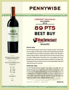 CABERNET SAUVIGNON californiaPTS BEST BUY