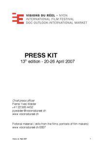 PRESS KIT 13th edition[removed]April 2007