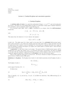 Amos Ron Lectures Notes, Math887 23apr03