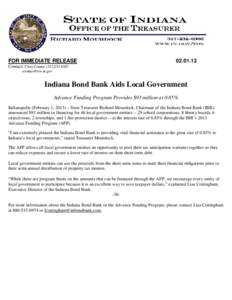 State treasurer / Indiana / Warrant of payment / Economics / Government debt / Richard Mourdock / Bond