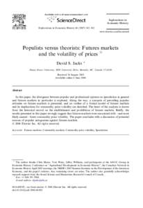 Futures contract / Financial markets / Commodity market / Mathematical finance / Forward contract / Futures exchange / Speculation / Commodity price indices / Dalian Commodity Exchange / Financial economics / Investment / Finance