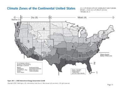 Climate Zones of the Continental United States