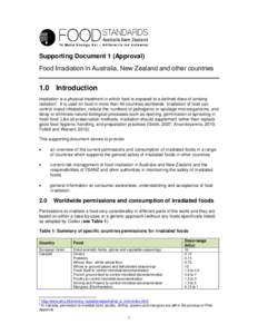 Food preservation / Radiation / Radioactivity / Food irradiation / Irradiation / Radura / Ionizing radiation / Food / Radiation therapy / Medicine / Radiobiology / Health