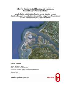 Oceanography / Marine spatial planning