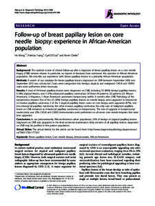 Wang et al. Diagnostic Pathology 2014, 9:86 http://www.diagnosticpathology.org/content[removed]RESEARCH  Open Access