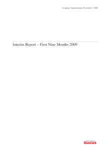 Microsoft Word - Interim report first nine monthsdoc