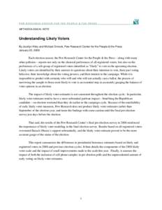 Microsoft Word - Understanding Likely Voters for PDF.doc