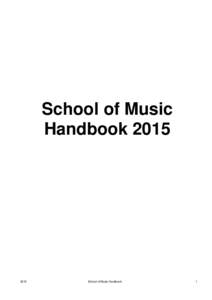 School of Music Handbook[removed]School of Music Handbook