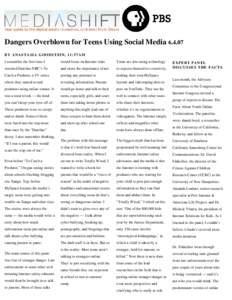 Dangers Overblown for Teens Using Social Media 6