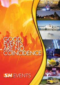 Good events are no coincidence  Your event specialists
