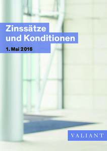 Zinssätze und Konditionen 1. Mai 2016 Lila Sets für Privatkunden