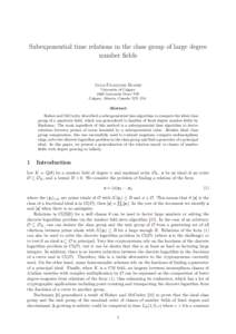 Mathematics / Algebra / Abstract algebra / Algebraic geometry / Bernhard Riemann / Conjectures / Analysis of algorithms / Analytic number theory / Generalized Riemann hypothesis / Big O notation / Valuation / Riemann hypothesis