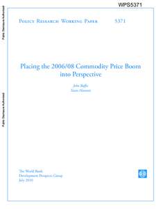 Commodity price indices / Biofuels / Energy economics / Financial crises / Commodity / World food price crisis / S&P GSCI / Energy market / Futures contract / Economics / Business / Commodities market