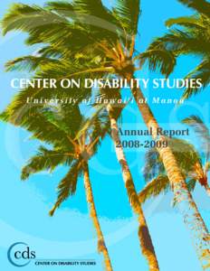 University of Hawai‘i at Manoa  Annual Report[removed]  Letter from the Director
