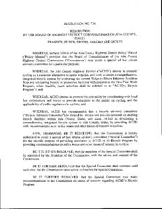 RESOLUTION NO 736  RESOLUTION BY THE BOARD OF HIGHWAY DISTRICT COMMISSIONERS OF ADA  COUNTY
