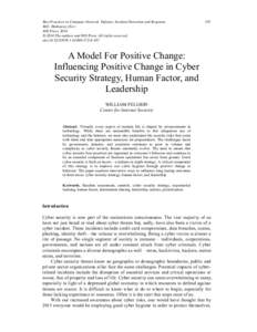 Best Practices in Computer Network Defense: Incident Detection and Response M.E. Hathaway (Ed.) IOS Press, 2014 © 2014 The authors and IOS Press. All rights reserved. doi:[removed][removed]