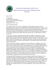 Special education in the United States / Individuals with Disabilities Education Act / National Assessment of Educational Progress / United States Department of Education / New York State Education Department / National Center for Technology Innovation / IDEA / WI FACETS / Education in the United States / United States / Office of Special Education Programs