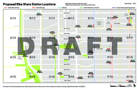Street (Non-Parking)  Manhattan Community Districts 4 and 5 Hudson River to 6th Avenue, 21st Street to 34th Street  Street (Parking)