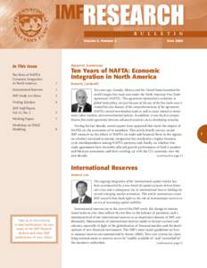 IMF Research Bulletin, Volume 5, No. 2 (June 2004)
