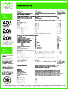 State of Delaware  More, for less%