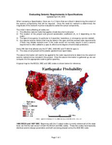 Microsoft Word - Evaluating Seismic Requirements_2_.doc