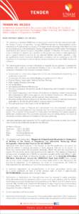 TENDER TENDER NOInvitation for prequalification for construction of Building for Faculty of Engineering and Information Technology (Phase 3) at Eng. José Eduardo Dos Santos Campus in Ongwediva, Namibia MAIN CO