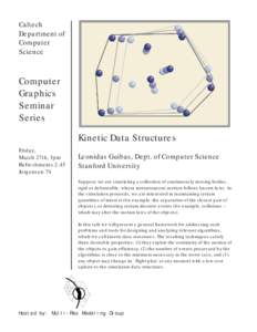 Caltech Department of Computer Science  Computer