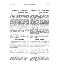 House of Commons Debates / Débats de la Chambre des communes - 1st Parliament, 2nd Session / 1re législature, 2e session[removed]