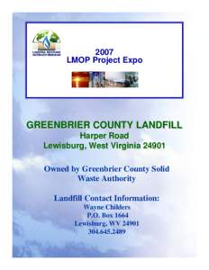 GREENBRIER COUNTY LANDFILL
