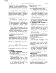 Page 423  TITLE 21—FOOD AND DRUGS unless required for the medical welfare of an individual, to determine risks to public health