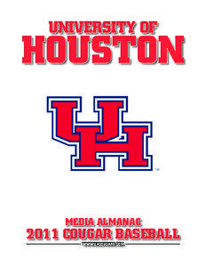 University of Houston / Todd Whitting / Cougar Field / Creighton Bluejays / Sports in Texas / Hofheinz Pavilion / Houston Cougars baseball / Sports in the United States / Houston Cougars