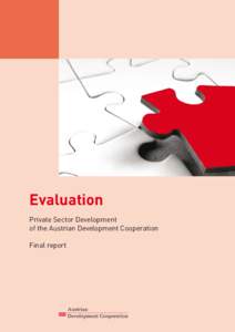Evaluation Private Sector Development of the Austrian Development Cooperation Final report  Imprint