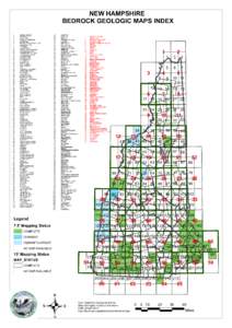 NEW HAMPSHIRE BEDROCK GEOLOGIC MAPS INDEX[removed]