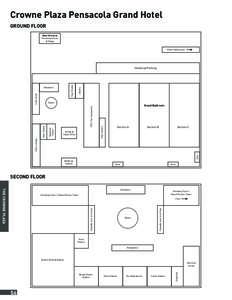 Crowne Plaza Pensacola Grand Hotel GROUND FLOOR Main Entrance Revolving Doors & Ramp Main Parking Lot