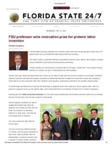 ­ Florida State 24/7 Florida State 24/7 BACK TO NEWS HOME PAGE  More FSU News