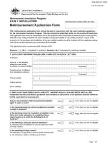 AGS[removed]CTH[removed]Homeowner Insulation Program EARLY INSTALLATION