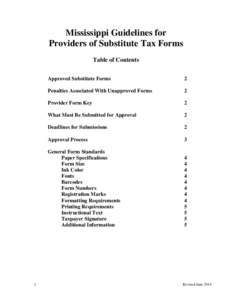 Microsoft Word[removed]Mississippi Guidelines for Providers of Substitute Tax Forms
