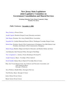 Ridgewood /  New Jersey / Parsippany-Troy Hills /  New Jersey / Closter /  New Jersey / Politics of New Jersey / New Jersey Legislative Districts /  2001 apportionment / Waldwick /  New Jersey / Geography of New Jersey / New Jersey / Bergen County /  New Jersey
