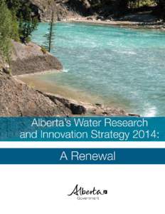 Innovation / Water resources / Framework Programmes for Research and Technological Development / Water management / Alberta Geological Survey / Water / Design / Economics