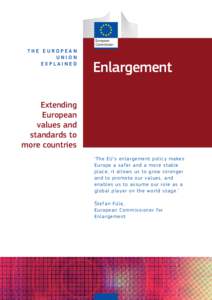 The European Union explained Enlargement